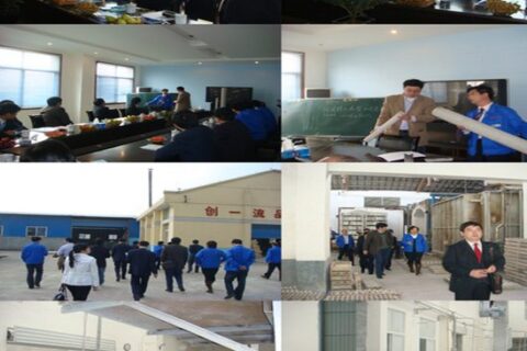 Experts come to factory for technical interaction